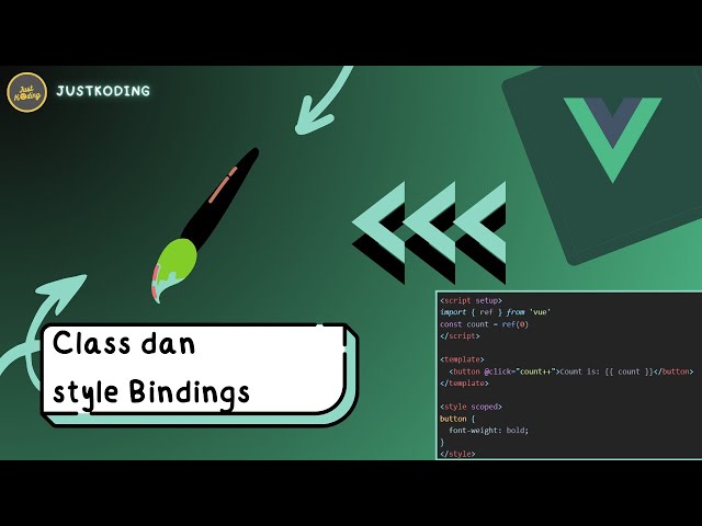 VUE 3 Untuk Pemula #8 | Class dan Style Bindings Vue 3