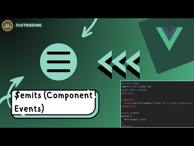 VUE 3 Untuk Pemula #12 | Emit Component Event