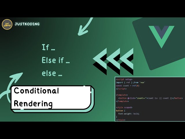 VUE 3 Untuk Pemula #4 | Conditional Rendering Vue